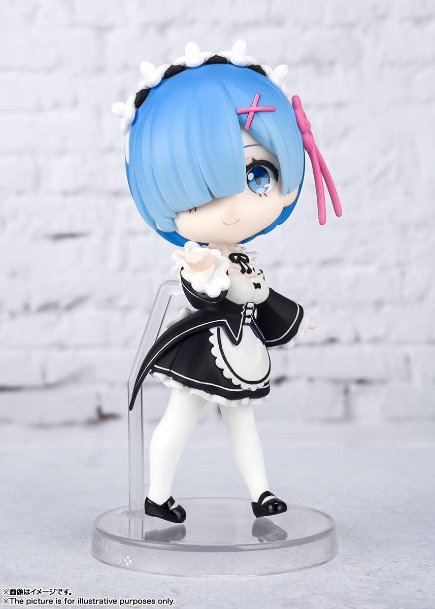 Figure Anime Re:ZERO Figuarts Mini Rem Remu 90mm TAMASHII NATIONS Dapatkan sekarang dan lengkapi koleksimu