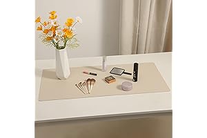 Premium Desk Enhancer: Wolaile's 36x17 inch Leather Desk Pad Blotter