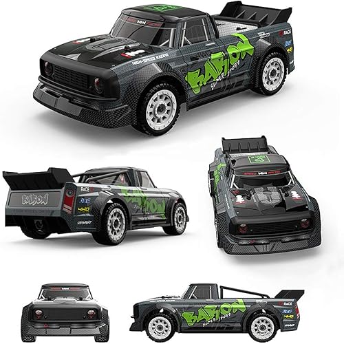 Miniatura 8 de Fisca - Automóvil de alta velocidad con control remoto, escala 1/16, tracción en las 4 ruedas, RC drifting, automóviles de carreras rápidos,