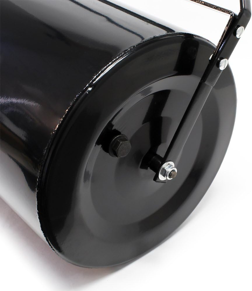 Combination Push/Tow Poly Lawn Roller with Easy-Turn Tethered Plug, 14 by 24" 60L/16 Gallon