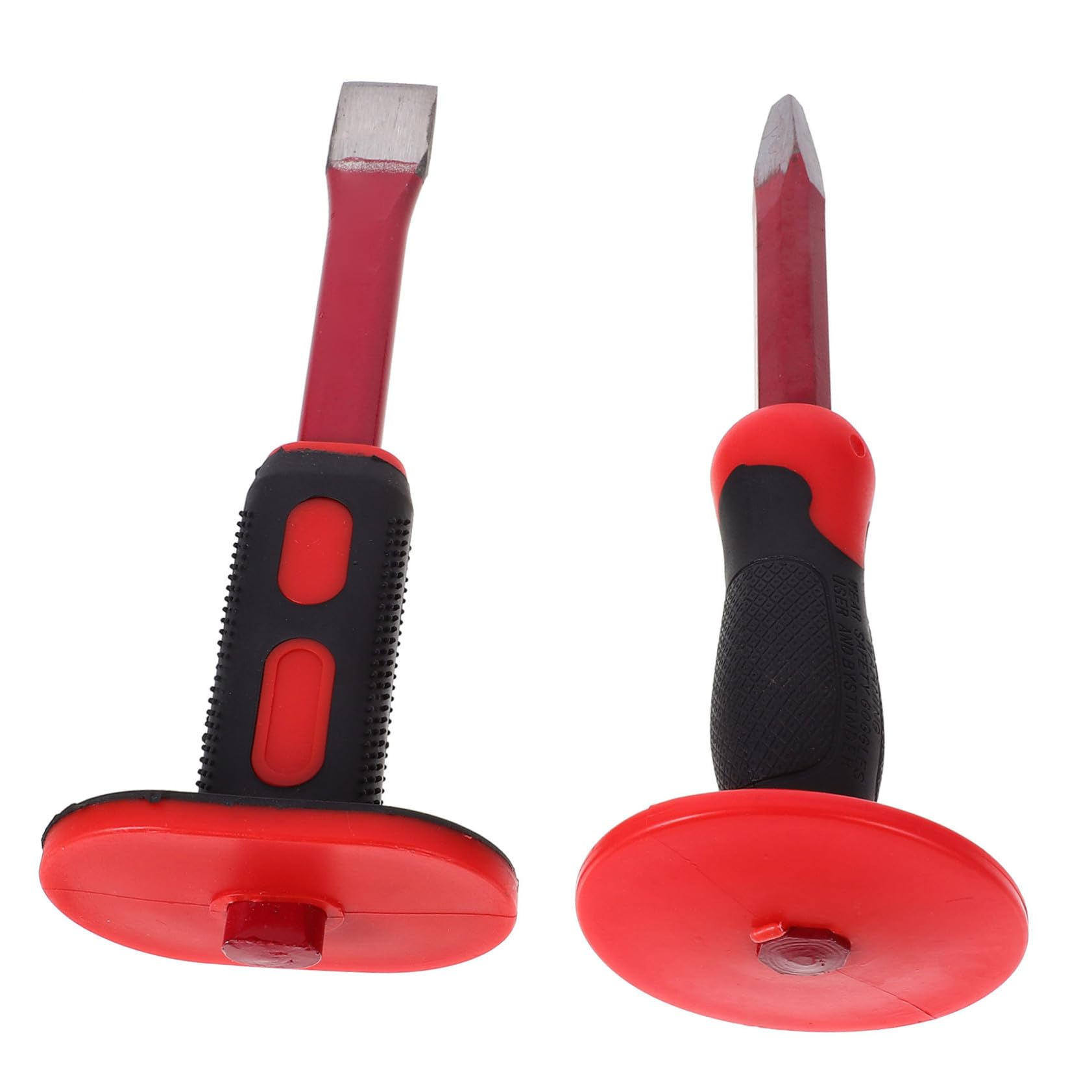 Hemobllo Scalpelli per Muratura con Manico Antiscivolo in Acciaio al Cromo Vanadio Temprato per Intaglio e Demolizione Mattoni Calcestruzzo Resistente e Durevole