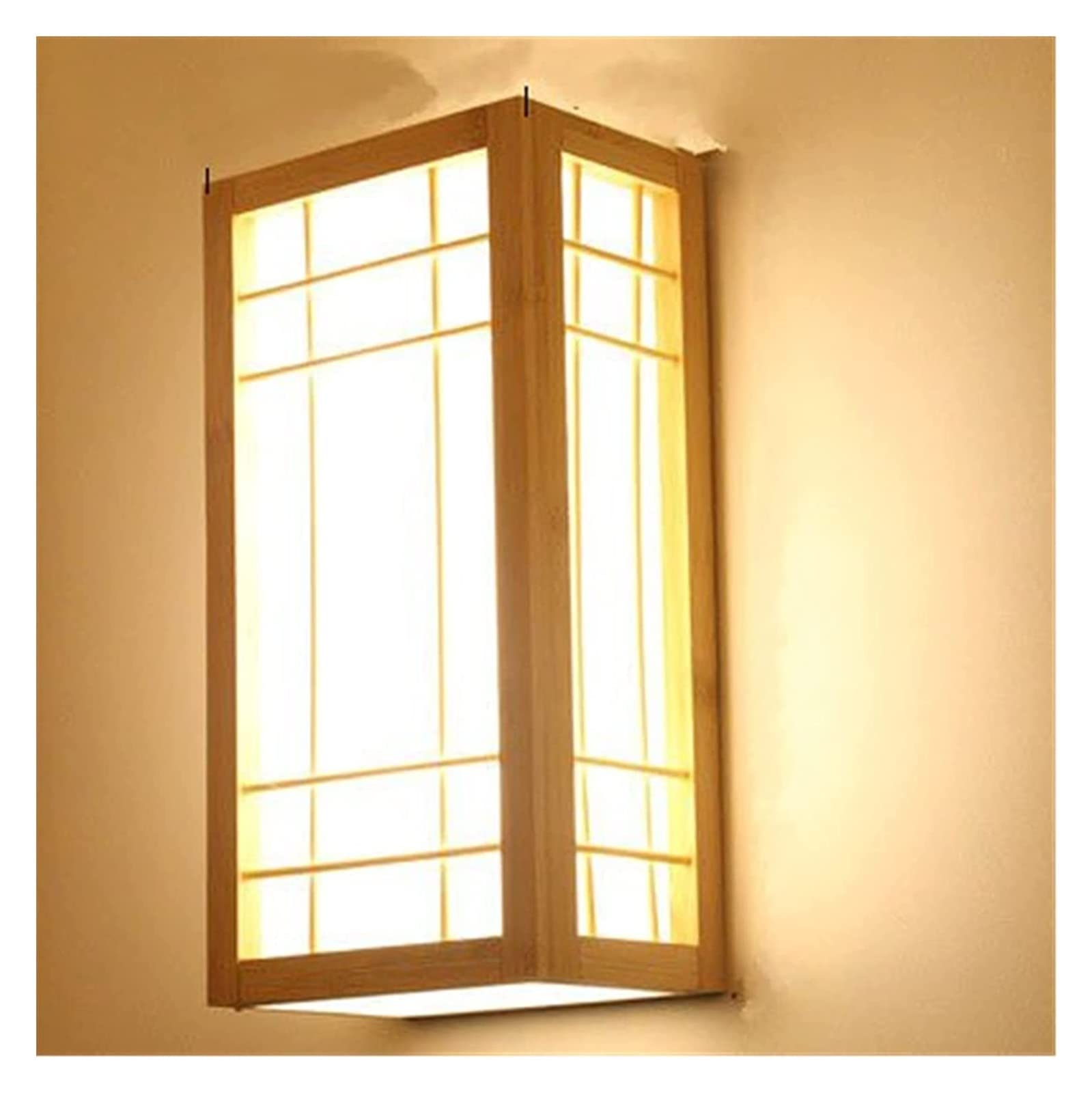 ZTCHSENZT Wall Lamp Japanese Tatami Style Rectangle Wooden LED Warm White Bedside Restaurant Bar,Wall Sconces,Animal Horse