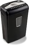 Aurora AU870MA High-Security 8-Sheet Micro-Cut Paper Credit Card Shredder Black
