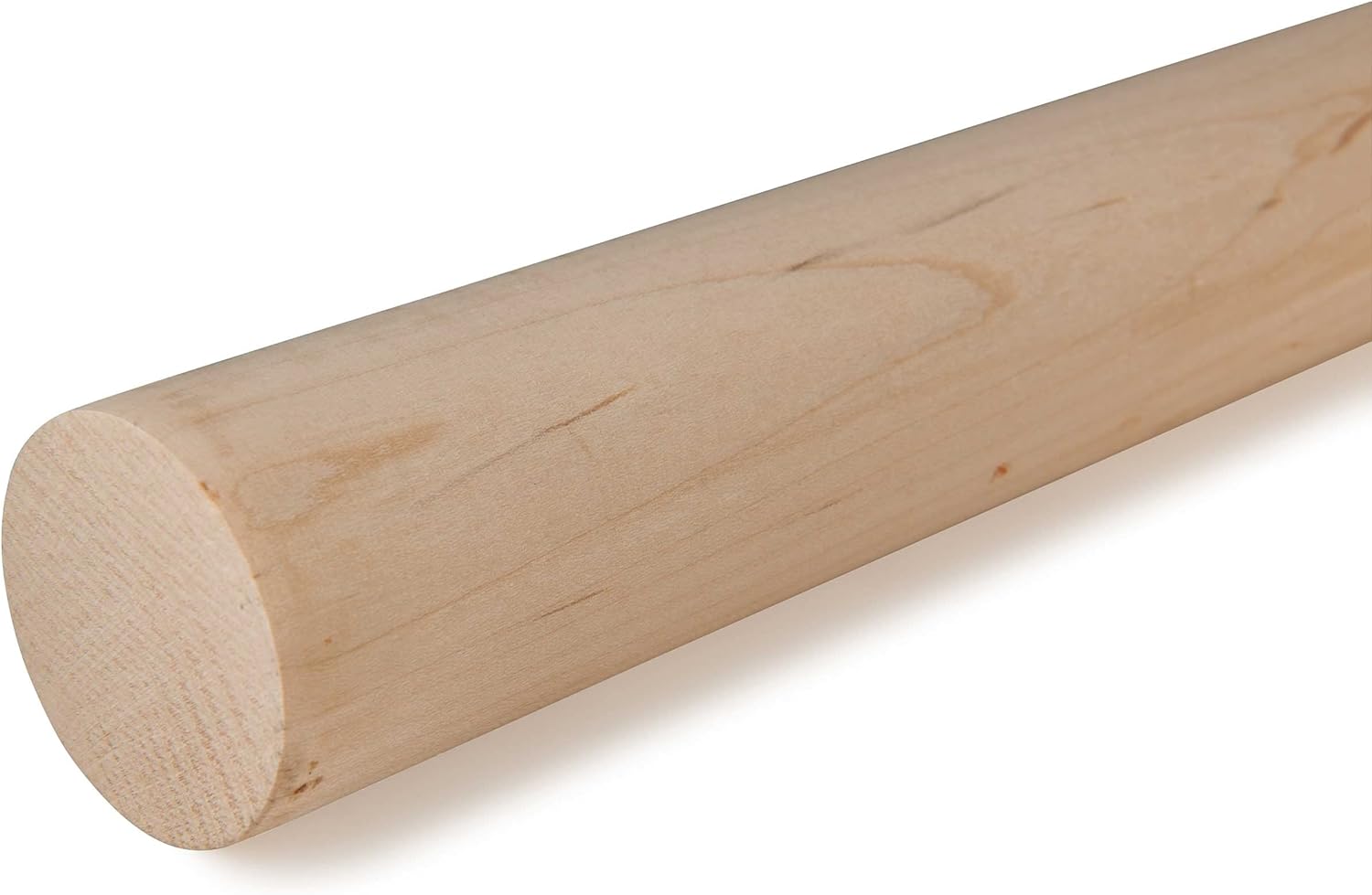 Maple Dowel 1-3/4 Round, Single Piece