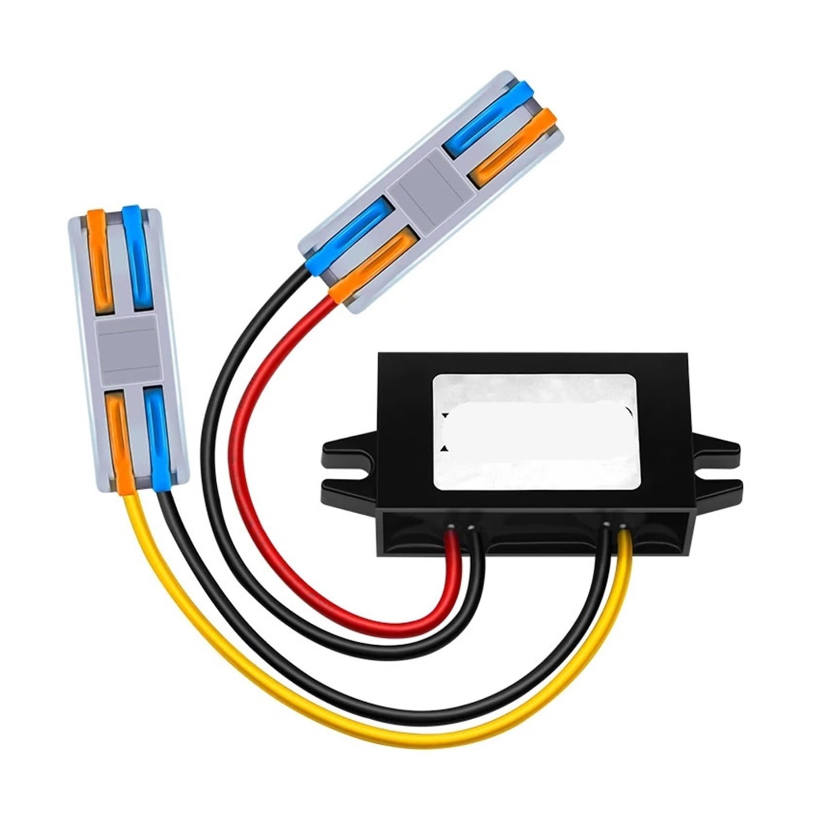 Régulateur de tension CC abaisseur avec connecteur rapide étanche