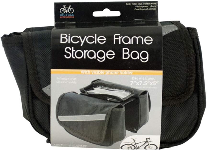 Bulk Buys Bicycle Storage Bag with Phone Holder - 4 Pack