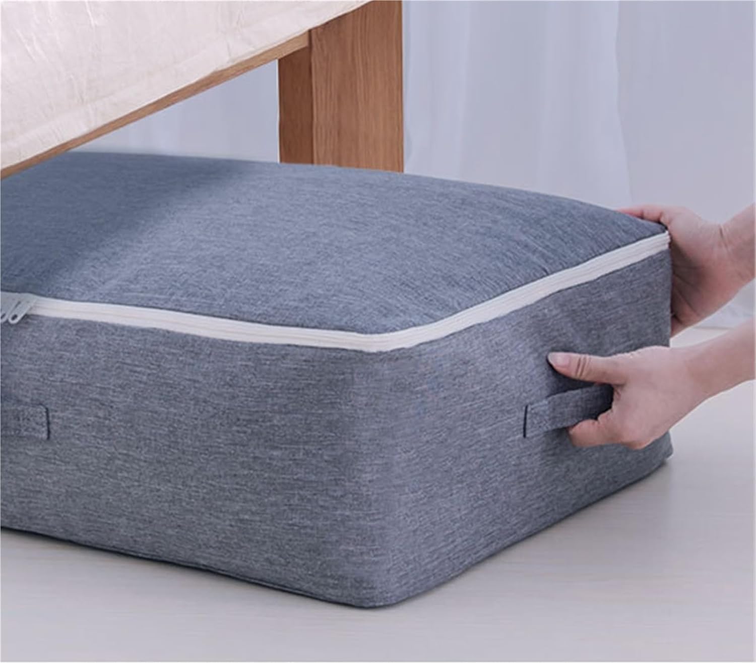 Storage Bins Storage Bag Soft and Breathable Suitable for Bedding Blankets Clothes Storage Storage Container(G,60x45x30 cm)