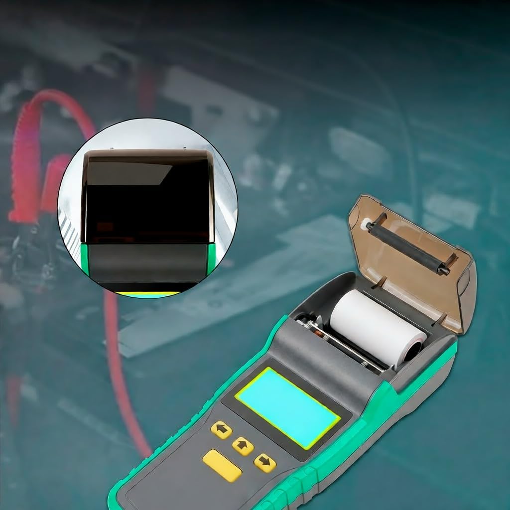 Probador de Líquido Frenos para Coche con Impresora Herramienta Precisa Prueba Contenido Agua Alarma Acústica y Visual Comprobación Vehículos