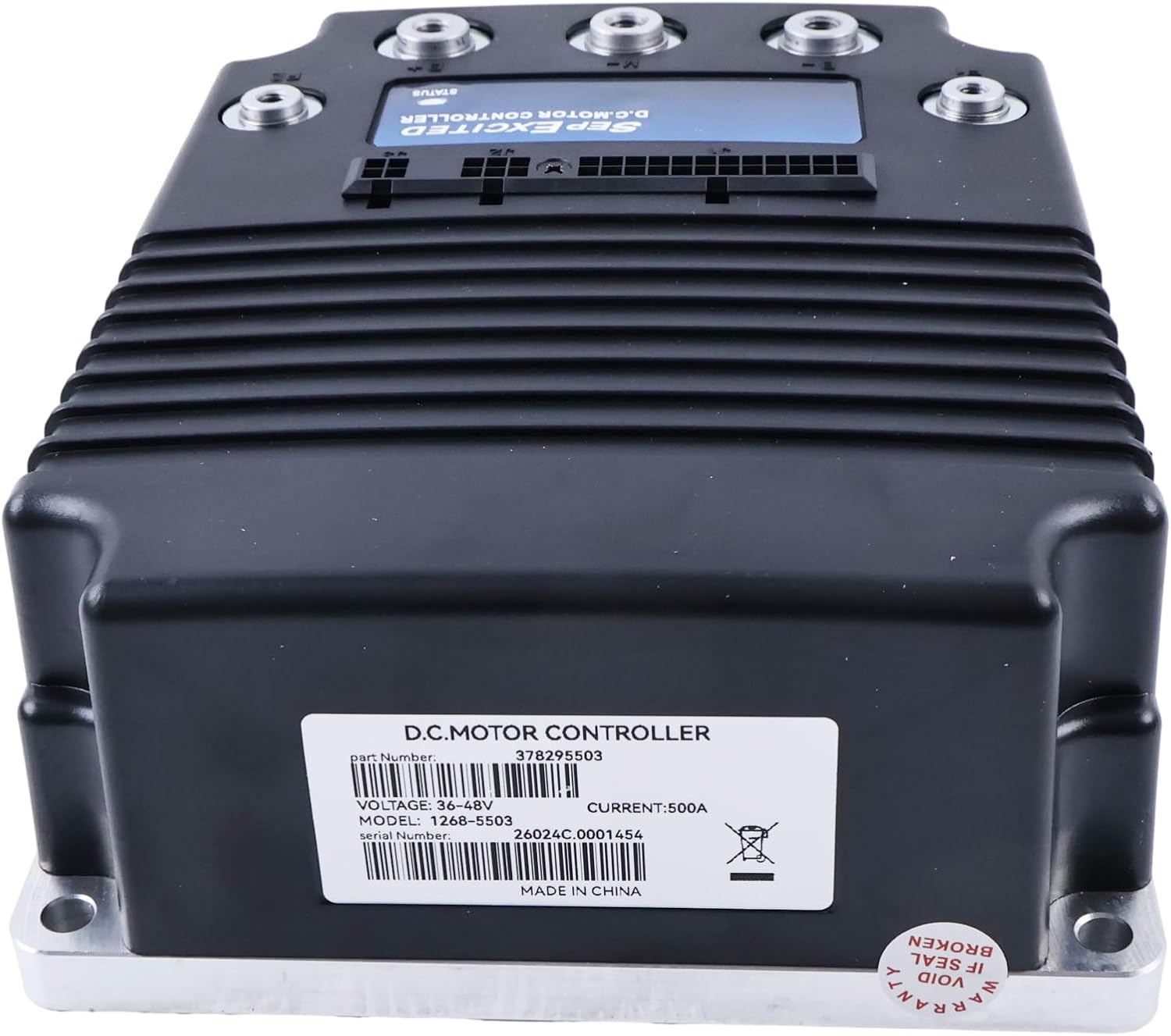 36V/48V 500A 0-5K DC Motor Controller SepEx 1268-5503 Compatible with Tomberlin Emerge Golf Carts for Curtis