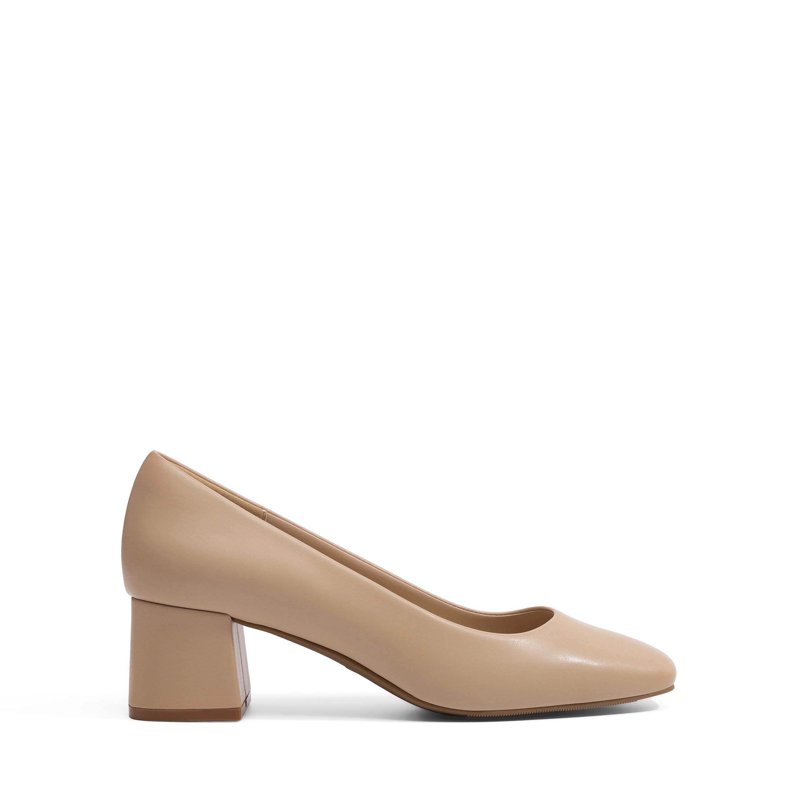 DREAM PAIRS Zapatos de Bajo Tacón Cómodos Mujer Zapatos de Salón Zapatos de Vestir Punta Cuarada con Tacón Ancho SDPU2426W-E