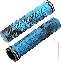 Vista 13 de Puños de manillar de bicicleta de doble bloqueo - Puños de goma cómodos para BMX y bicicleta de montaña