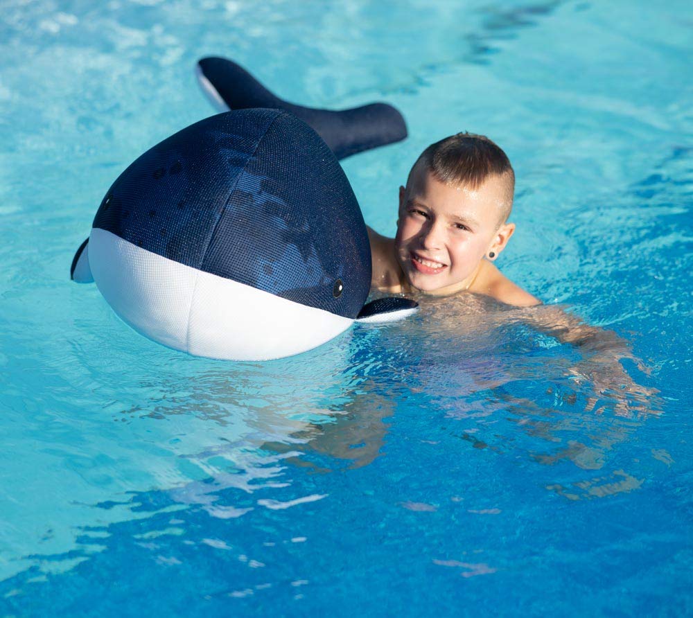 WESTMANN Pool Buddy | 130x68 cm | Bade- & Wasserspielzeug aus Mesh Gewebe | Schwimmobst und Tiere mit Schnelltrocken Füllung