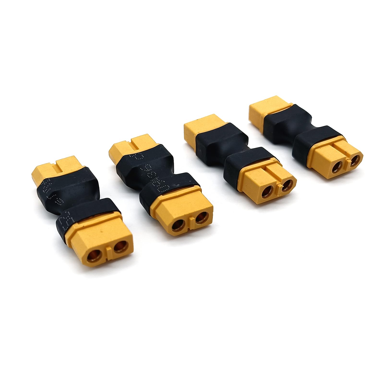 Lot De 2 Adaptateurs XT60 Femelle Vers Femelle Sans Fil – Pour Batterie RC, Drone, Voiture, Avion LiPo
