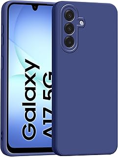 amazon basics Back Cover for Samsung Galaxy A17 5G | Ultra Slim Soft Rubberised Case | Matte Silicone Flexible Mobile Case...