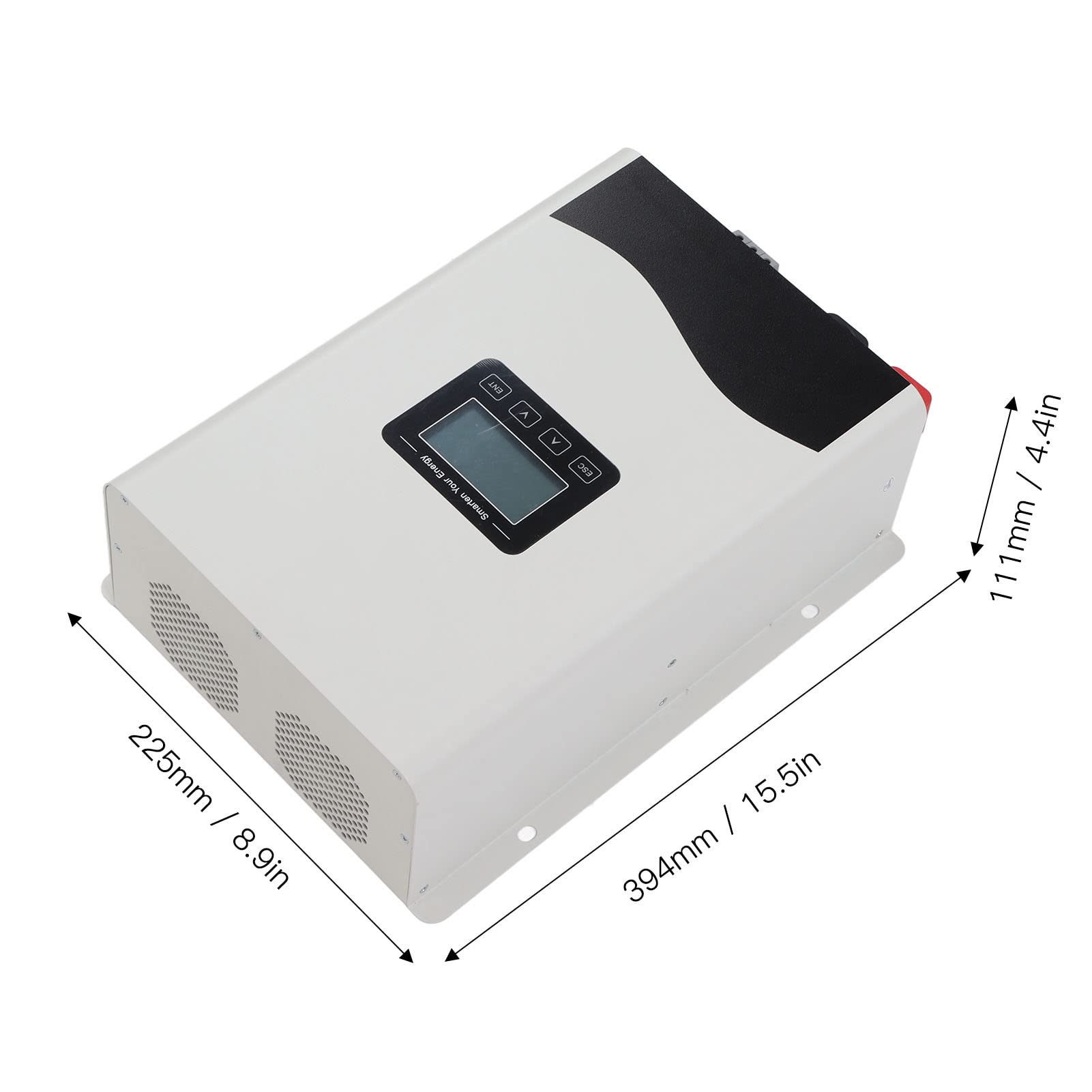Caricabatterie Inverter Solare Off-grid, Caricabatterie Inverter Onda Sinusoidale Pura da 3KW, Tecnologia Soft Switching, Ingresso 48V, Uscita 220V, Efficienza del 93% per Alimentazione di