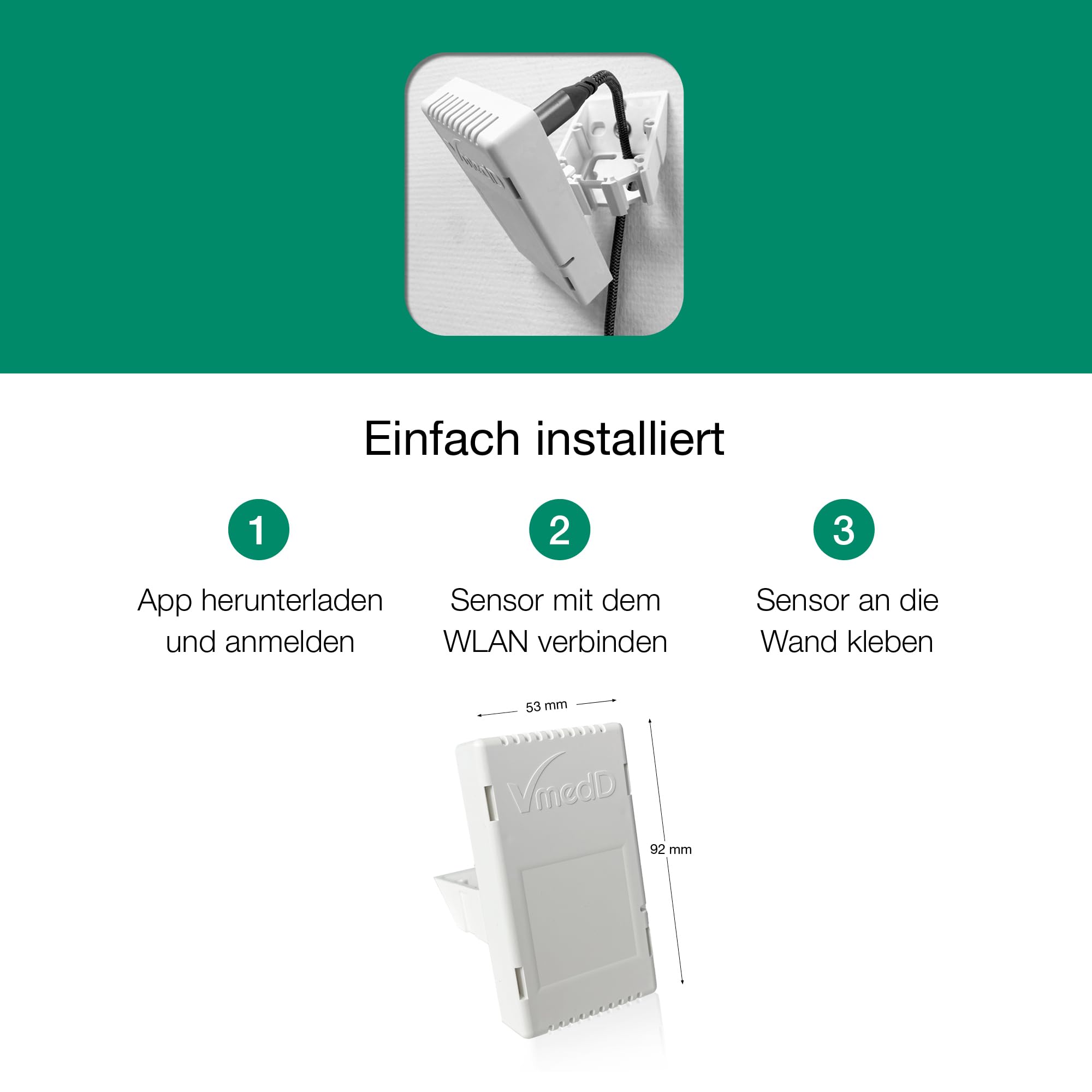 Care Monitor – Kontaktloser Präsenz- & Sturzerkennungssensor für Pflege & Zuhause | Alternative zum Hausnotruf | Datenschutzfreundlich