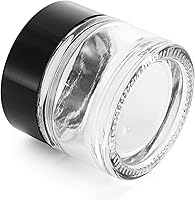 Vista 5 de Coloch Paquete de 70 mini tarros de muestra de vidrio de 0.39 fl oz con tapa hermética, tarro de vidrio de 0.35 oz para cosméticos redondo