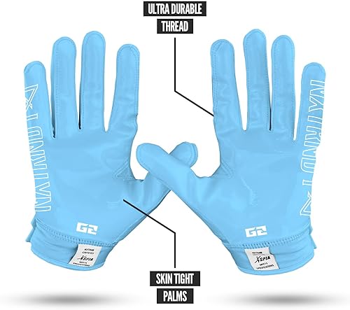 Miniatura 5 de Nxtrnd G2 Pro - Guantes de fútbol para hombre, ultra pegajosos, para receptor Elite