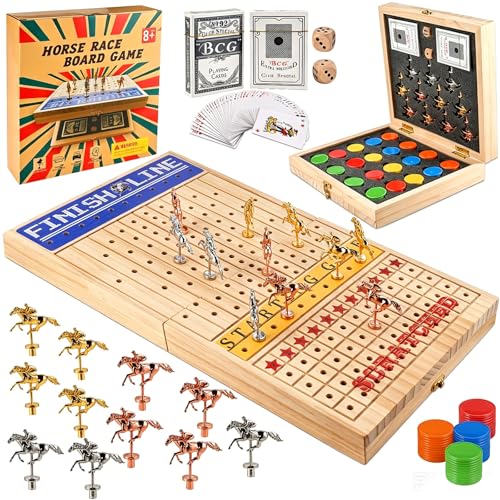 Juego de Mesa Carrera de Caballos Plegable 21 Pulgadas