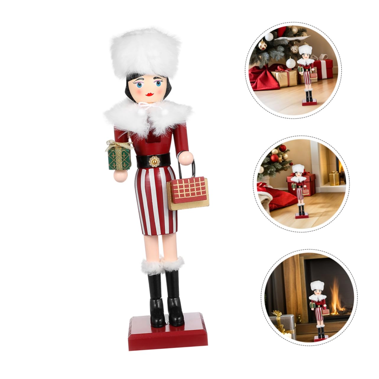 ABOOFAN Décoration De Noël Casse-Noisette Figurines De Soldats Traditionnels Ornements De Table pour