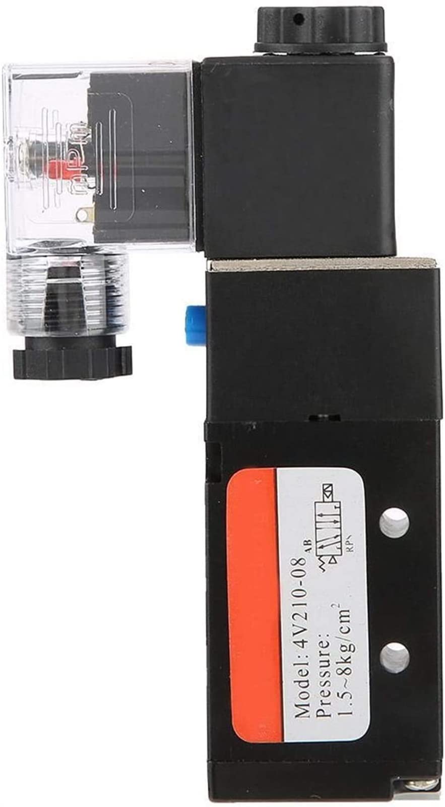 IEUMJNAT G1/4 Solenoid 4V210-08 2 Position 5 Port Pilot-Operated Electromagnetic Valve Useful