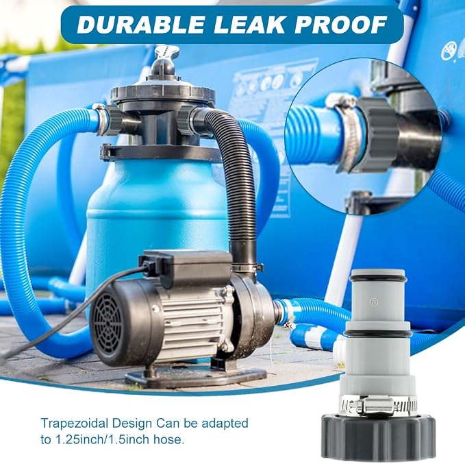 Adaptadores para Manguera de Piscina 4 Piezas miniatura 4