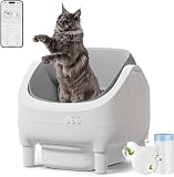 JUMMICO Lettiera autopulente con 8 sensori di sicurezza, cassetto rifiuti da 12L, controllo app, apertura superiore XXL per gatti fino a 15kg, facile pulizia - 1
