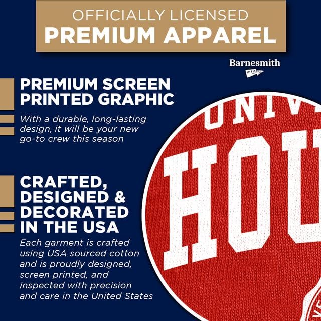 Image of Ivysport Crewneck Sweatshirt for College, Heritage Logo, Color, Adult Unisex