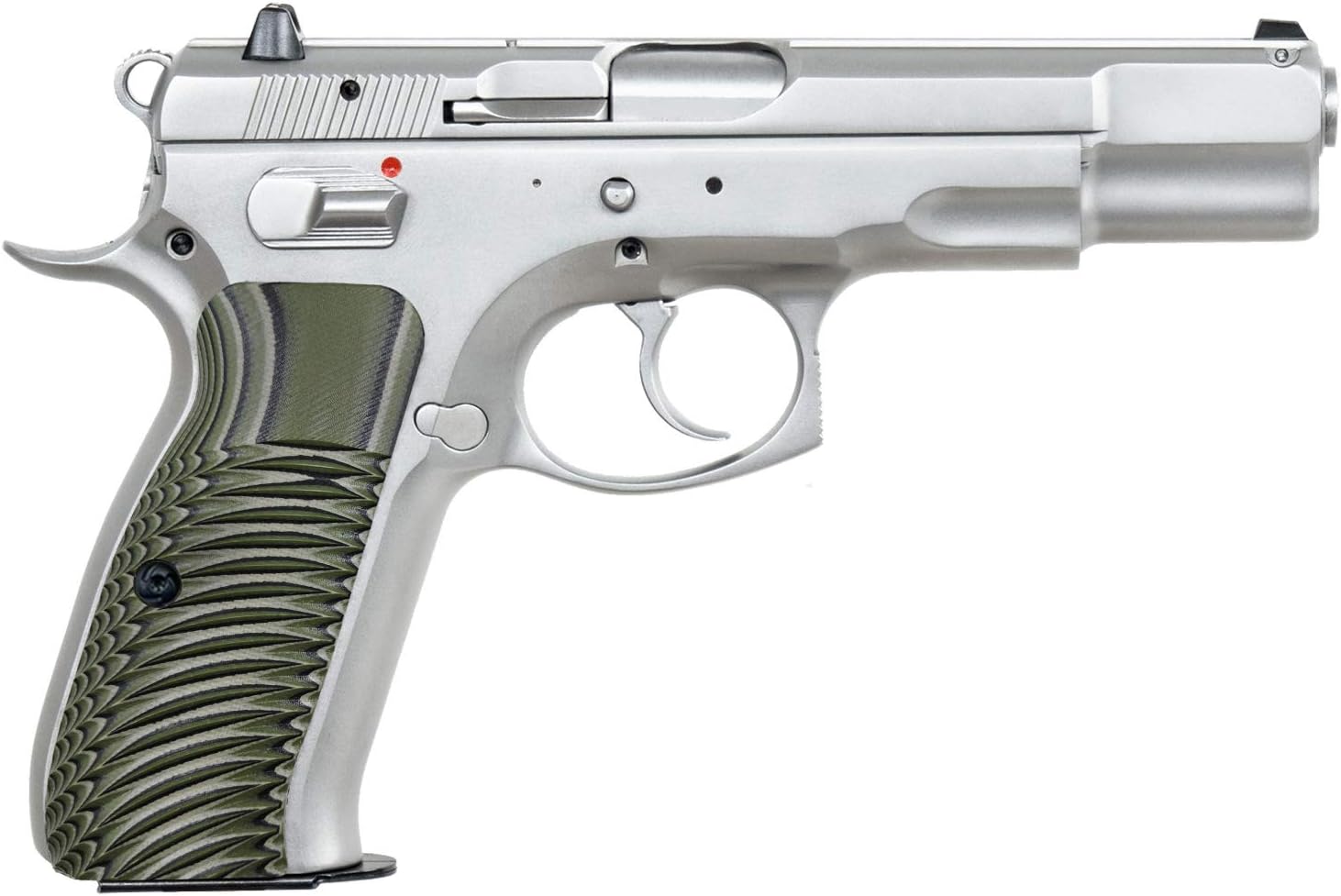 Guuun CZ 75 Grips, G10 SP01 Tactical Grips Full Size Thin, Golf Ball Dimple Texture
