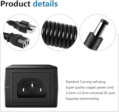 Miniatura 4 de SHNITPWR Adaptador de fuente de alimentación de 5 V 5 A CC 5 voltios 5 amperios 25 W CA 100 V  240 V a CC convertidor transformador controlador LED