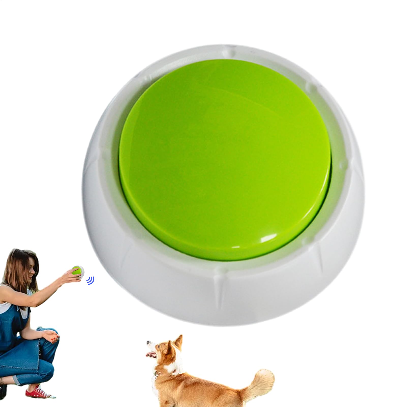 Pulsanti parlanti per cani, pulsanti parlanti per cani - Pulsante di registrazione vocale per l'addestramento del cane | Forniture interattive per animali domestici con registrazione e
