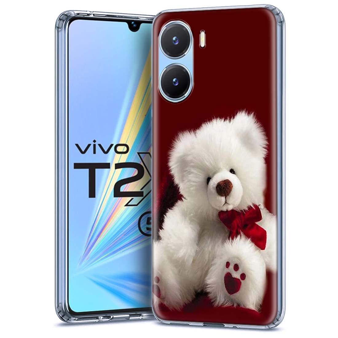 Fashionury Soft Silicon Slimfit Back Cover for Vivo T2X 5G Stylish Printed Back Cover for Vivo T2X 5G -D0011 (B0C4128X8C) Amazon Price History, Amazon Price Tracker