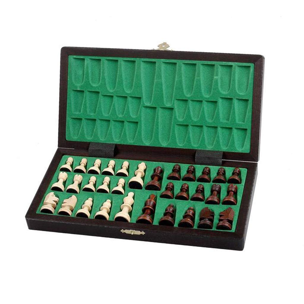 MYBA Schachspiel Schach Holztisch Schach Chinesisches Schach Spiele Magnetic Chessman Weihnachten Geburtstag Premium-Geschenke Entertainment Brettspiel Folding Geschenk