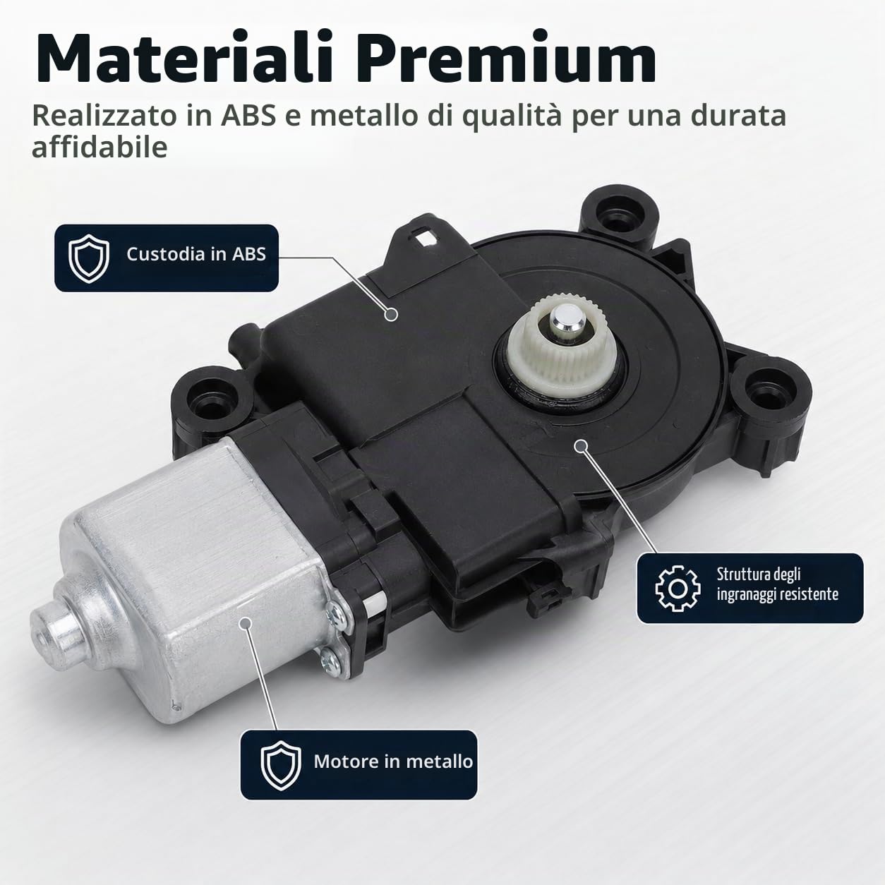 Motore per Alzacristallo Elettrico, 82450 2P010 Motore per Finestrino per Portiera Auto, Motore di Sollevamento per Finestrino Anteriore Universale Lato Guida Ad Alte Prestazioni