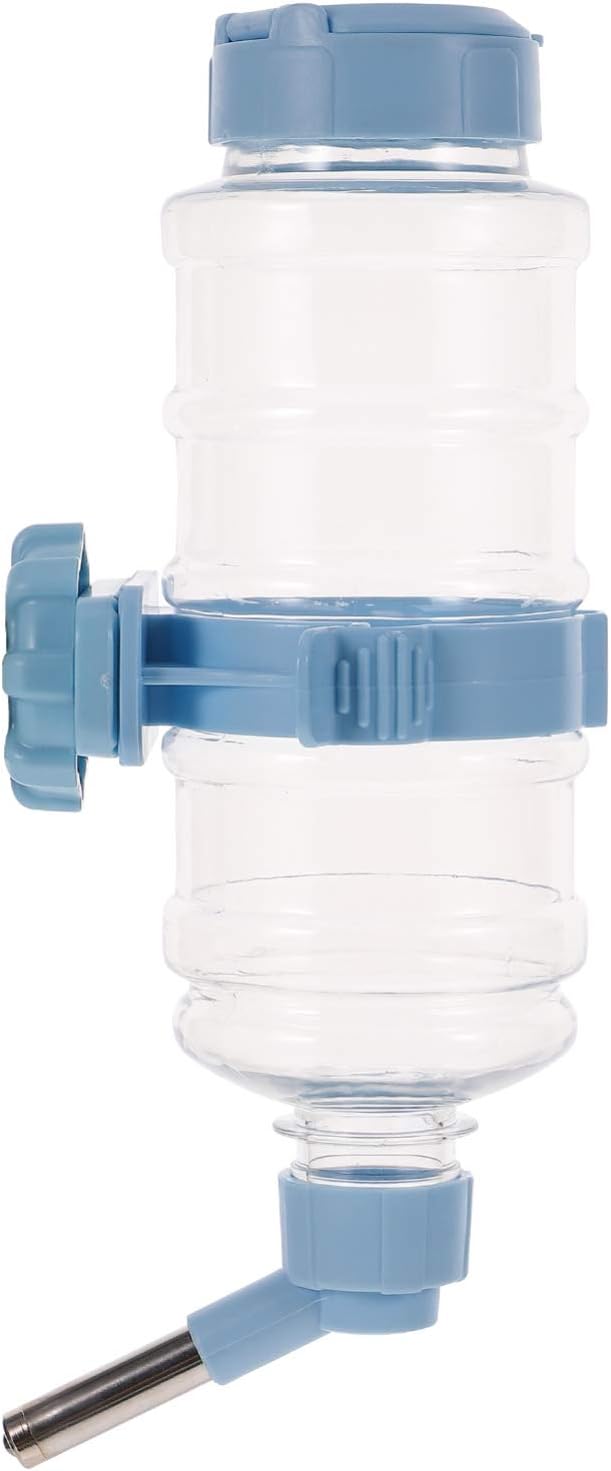 TEHAUX Rabbit Hanging Water Feeder 16Oz Leak-Proof Pet Water Fountain Small Animal Drinking Bottle for Guinea Pig Bunny Chinchilla Cage Mount