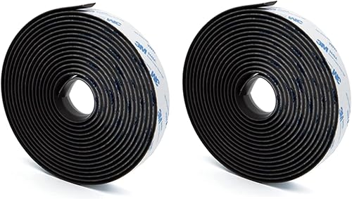 LeadCon 2 rollos de marcador de límite de vacío mejorado con parte trasera autoadhesiva, tira de marcadores de límite magnéticos, funciona para