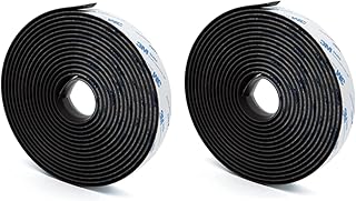 2 Rolls Upgrade Vacuum Boundary Marker with Self Adhesive Backing, Magnetic Boundary Markers Strip Works for Neato Shark Roborock Robotic Vacuum Cleaner Boundary Tape (Total 26 feet)