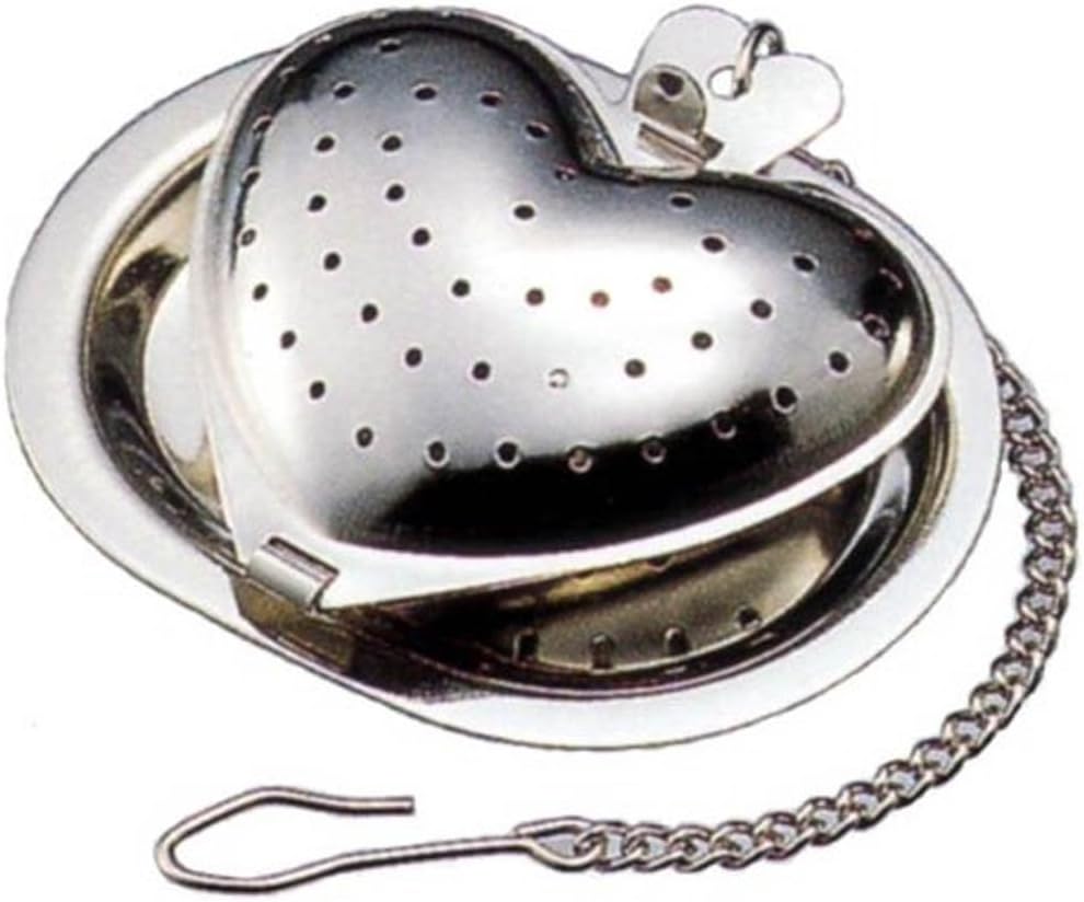 Nagao Tea Strainer, Heart Shape, Set of 20, Made in Japan