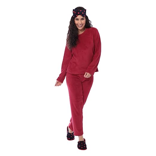 Pijama Feminino Adulto Inverno Fleece Soft Bem Quentinho