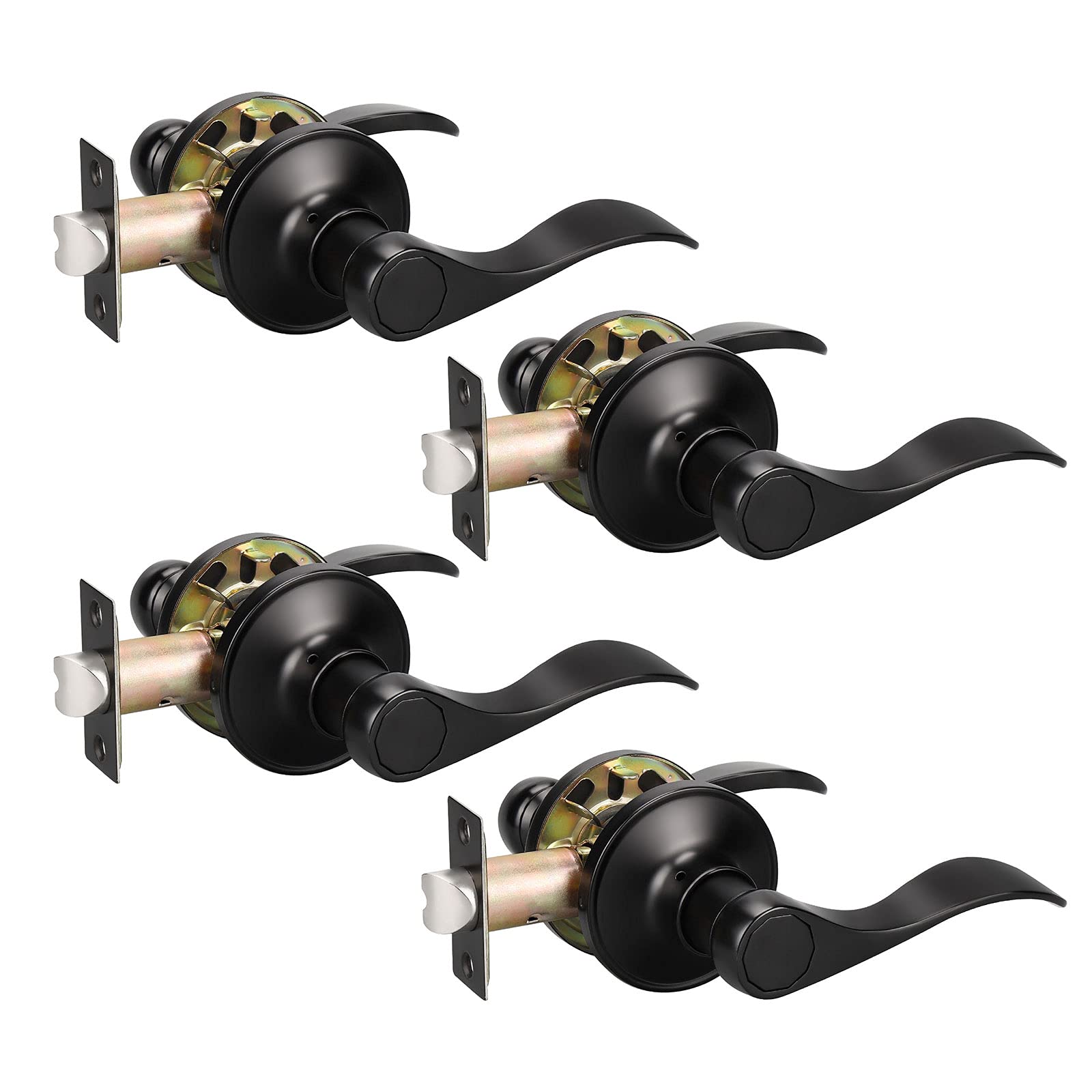 KNOBWELL Rubbed Bronze Door Handles - Modern Style -21 KNOBWELL Rubbed Bronze Door Handles - Modern Style -21