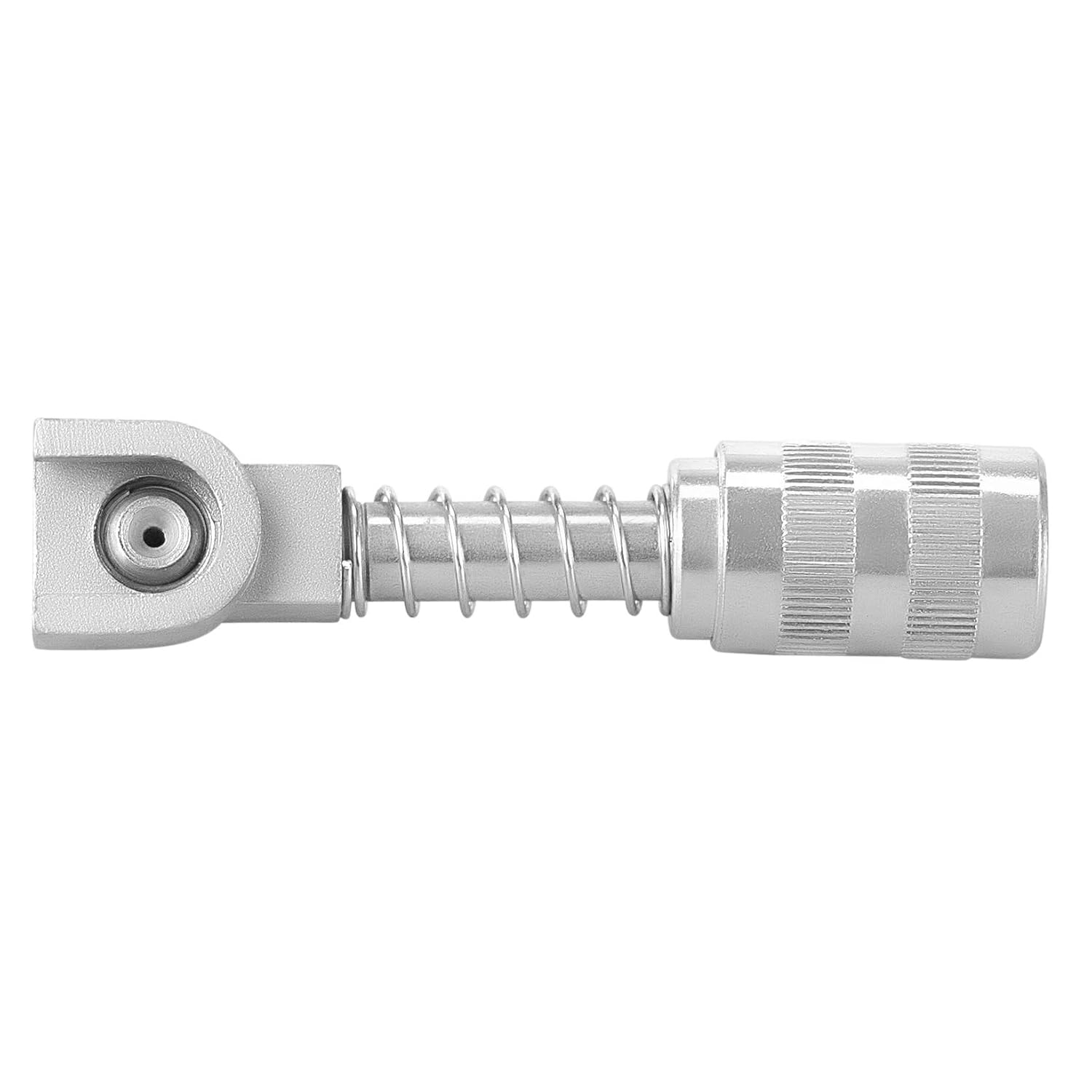 Groz Jaw Type Coupler to Button Head Coupler Adaptor, 3,000 PSI Quick Connect for 5/8" (16 mm) Button Head Grease Fittings, Fits Manual Grease Guns, Small & Large Locking Sleeves (44907)