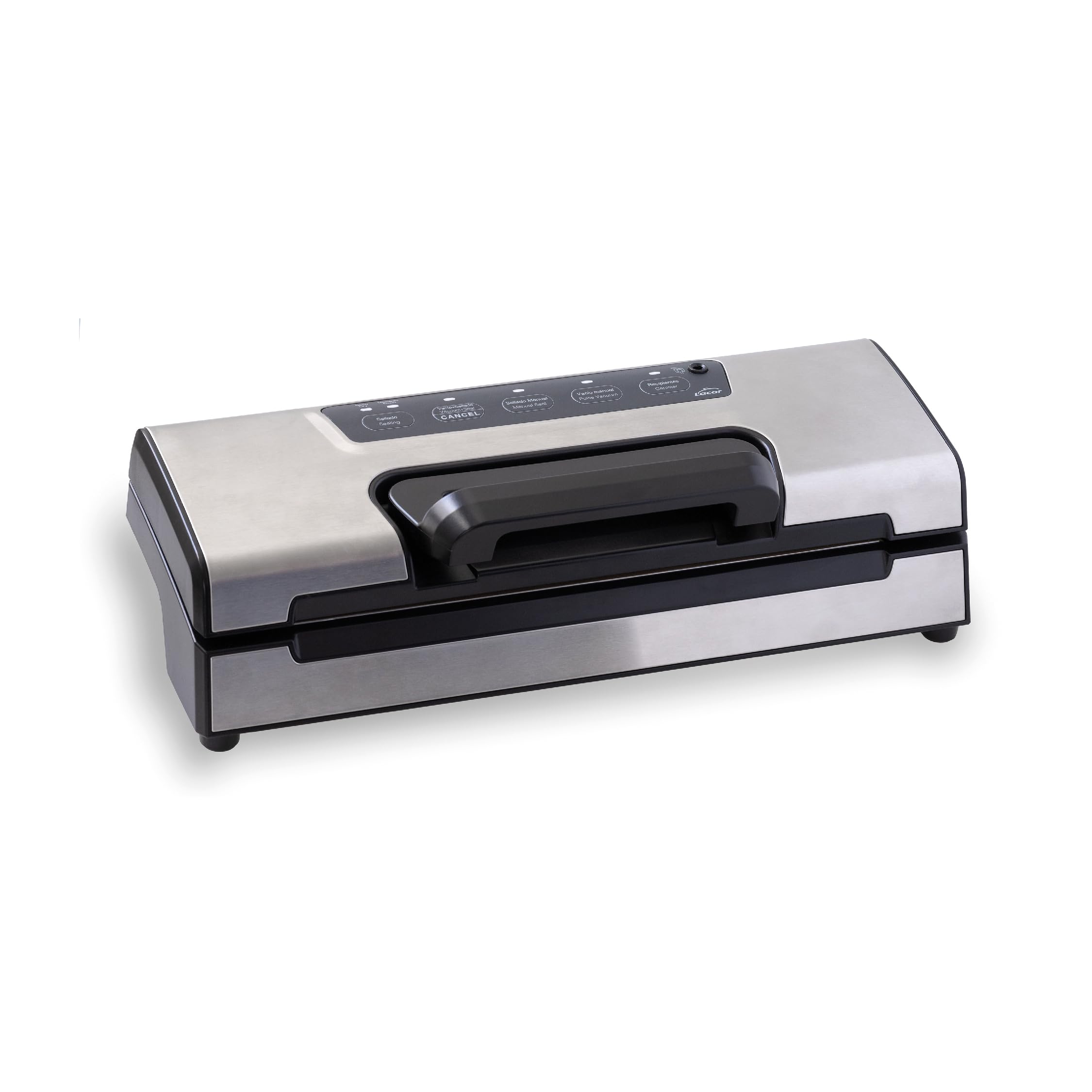 Lacor 69358 - Máquina de Vacío Ingenious, 120 W, 40x17, 5 cm, Incluye | Para un uso práctico y profesional en cocina; perfecto para el día a día en hostelería y en casa, cómodo de usar y de guardar
