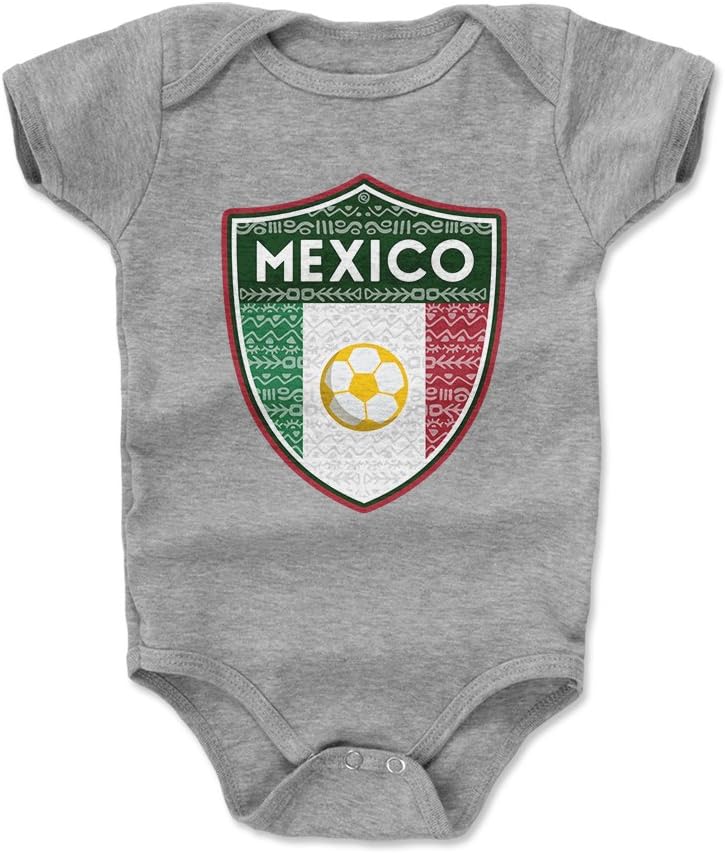 500 LEVEL Mexico Baby Infant One Piece Bodysuit (3-24 Months) - Mexico Escudo Soccer