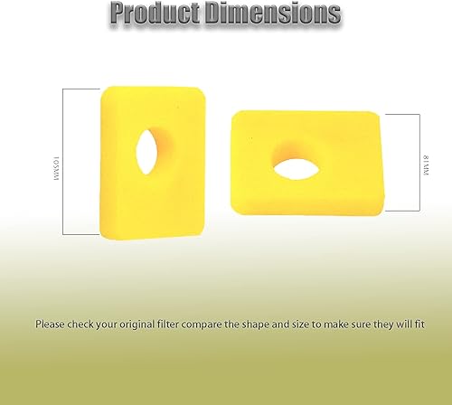 Miniatura 2 de 4 filtros de aire para cortacésped 799579 compatibles con filtro de espuma para filtro de aire B S 4248, 5434, 799579, compatible con motores 09P602