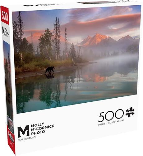 Miniatura 3 de Buffalo Games - Molly McCormick - Reflejo de oso - Rompecabezas de 500 piezas para adultos rompecabezas desafiante perfecto para noches de juego -