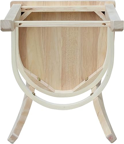 Miniatura 17 de IC International Concepts Taburete de bar Charlotte, 30 pulgadas, listo para terminar