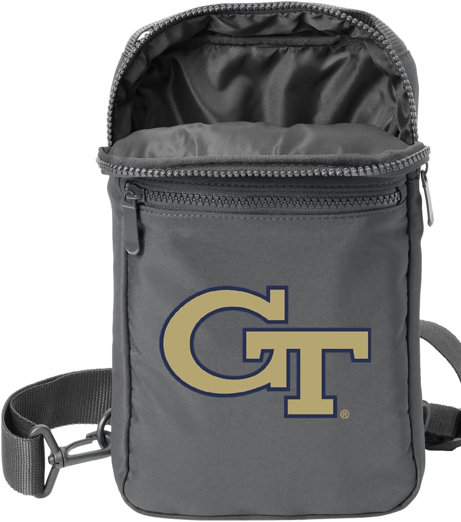 Broad Bay Georgia Tech Crossbody Bag - Versatile Travel, Sports, or Gameday Bag for Yellow Jackets Fans and Alumni, Men or Women