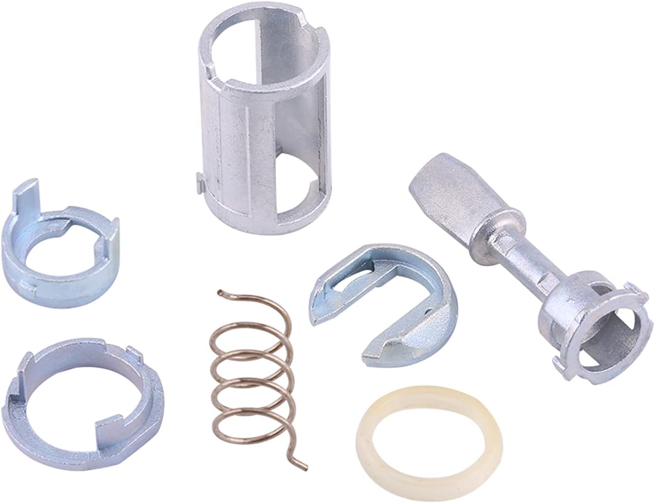 Door Lock Repair Kit, 7 Pieces Door Lock Cylinder Repair Kit Front Left Right Metal Material Direct Replacement IV4 MK4