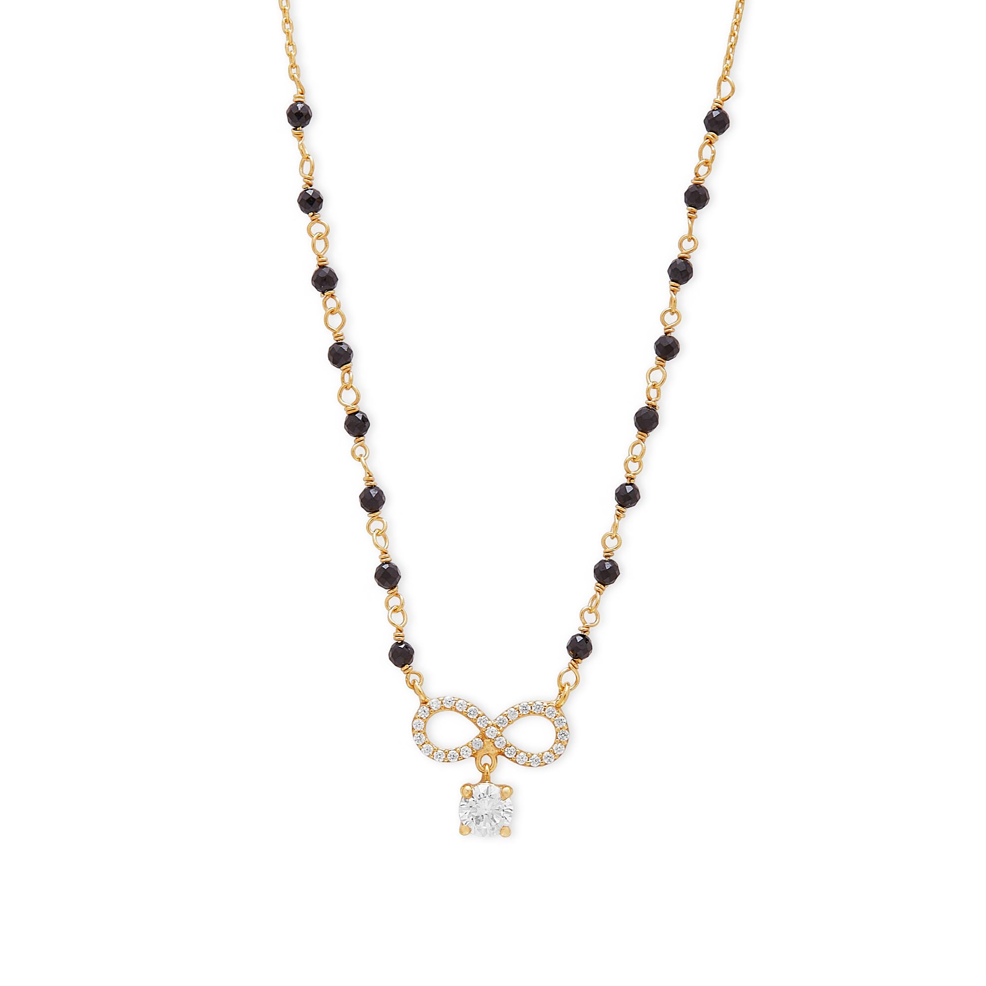 ZAVYA 925 Sterling Silver Solitaire Gold Plated Womens Mangalsutra|Gift for Women &Girls|With Authenticity Certificate & 925 Stamp (B0CWJFVL9B) Amazon Price History, Amazon Price Tracker