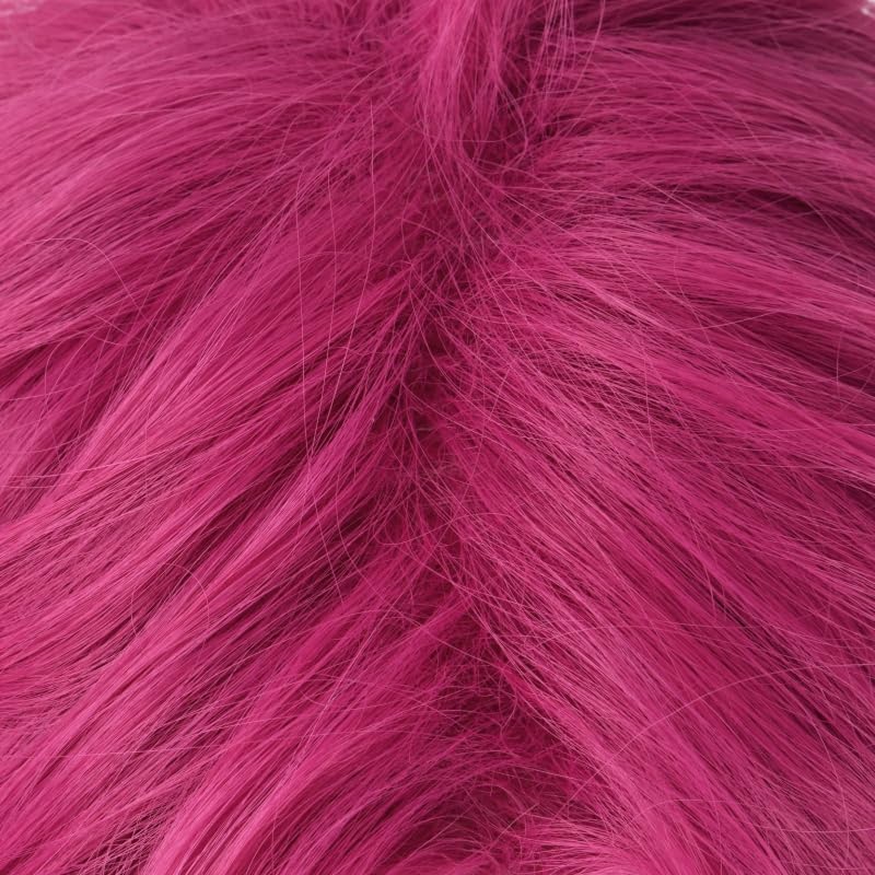 LeMarnia  Double Braid Wig Anime Cosplay Wigs for Women Halloween Costume Wig: Hot Pink